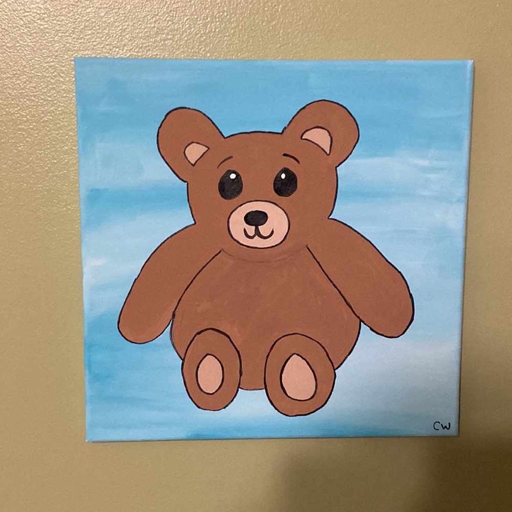 Teddy Bear Painting - Picture 2 of 2